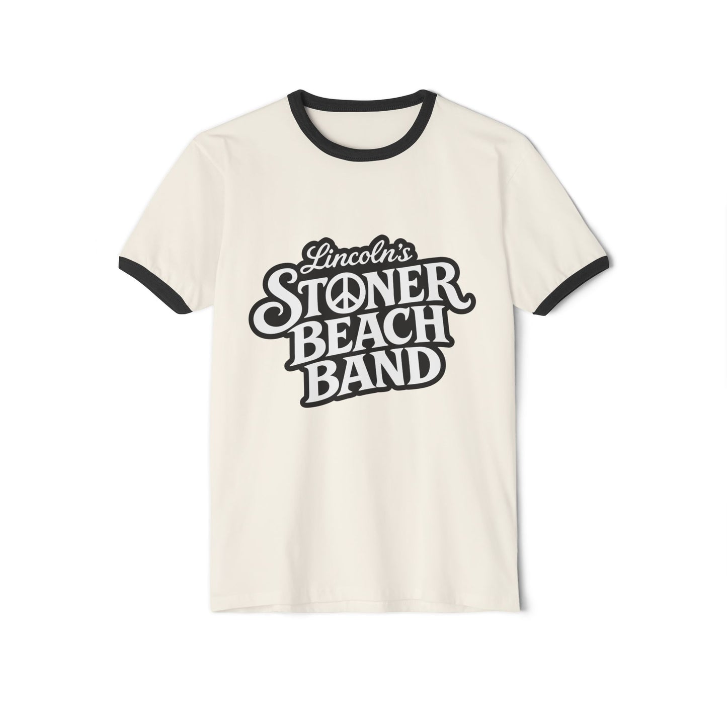 Stoner Beach Band Graphic Ringer T-Shirt