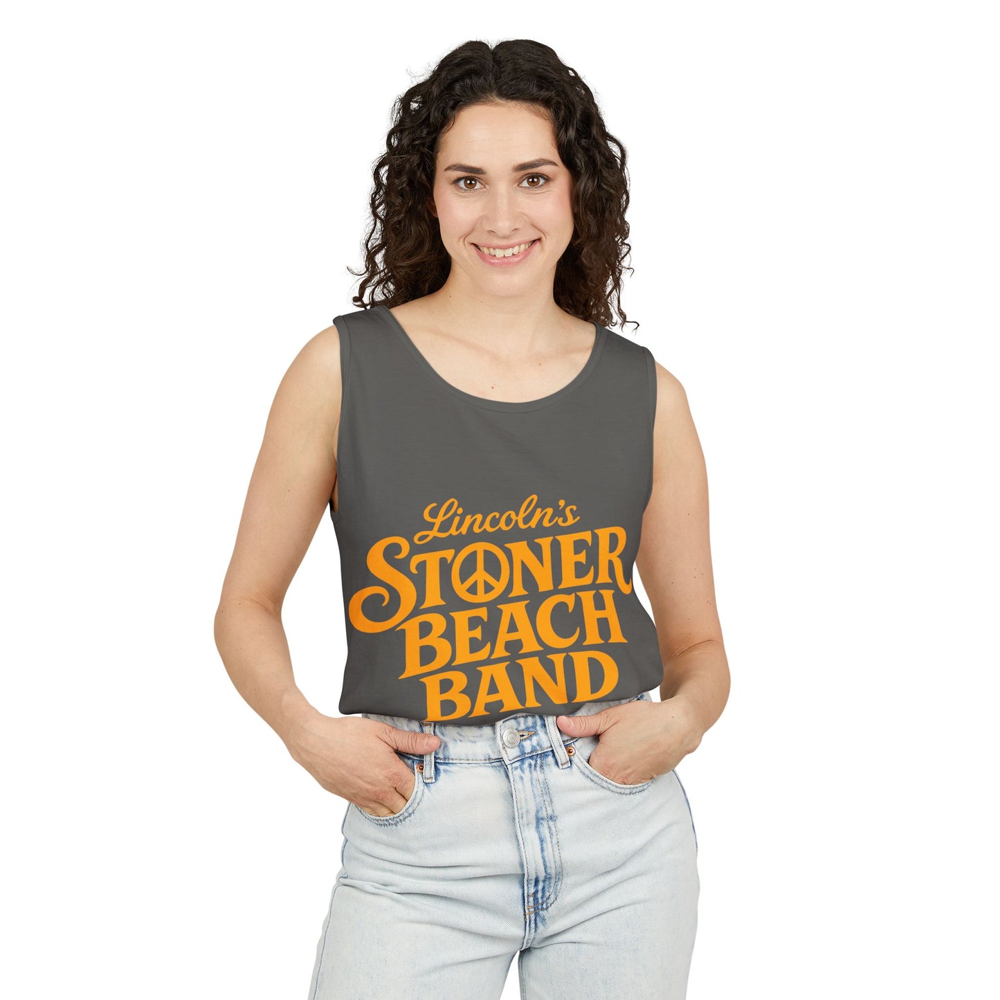 Stoner Beach Band Tank Top — Retro Surf Rock Band Tee