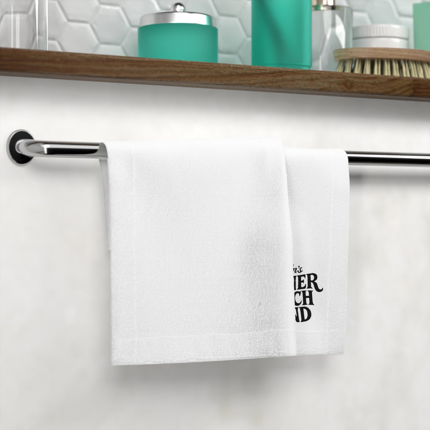 Embroidered 'Lincoln's Stoner Beach Band' Face Towel