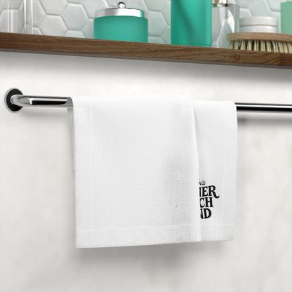 Embroidered 'Lincoln's Stoner Beach Band' Face Towel
