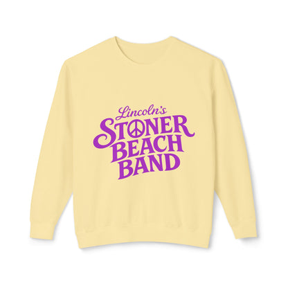 Stoner Beach Band Crewneck Sweatshirt — Lincoln's Retro Peace Logo