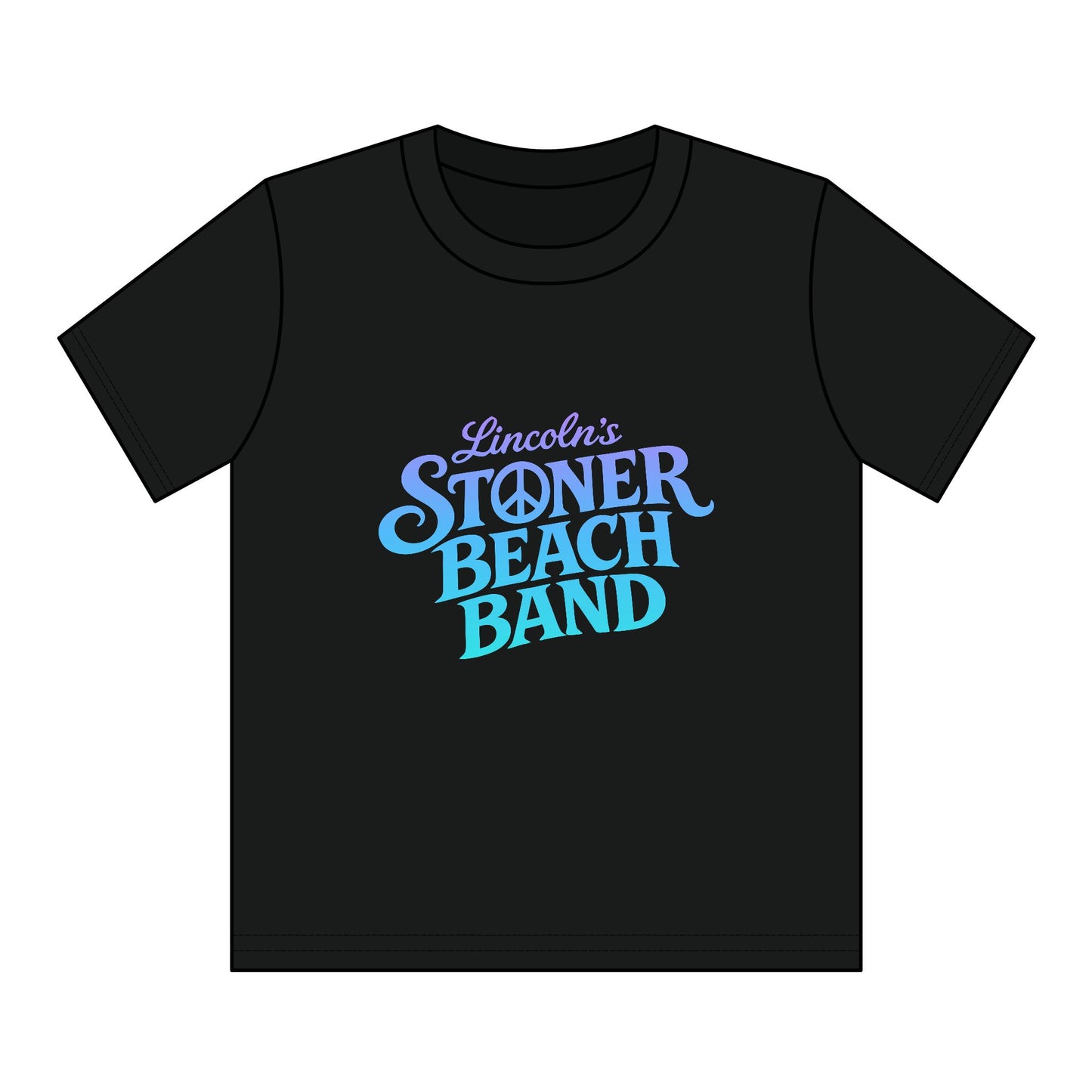 Youth T-Shirt — "Lincoln's Stoner Beach Band" Retro Surf Logo