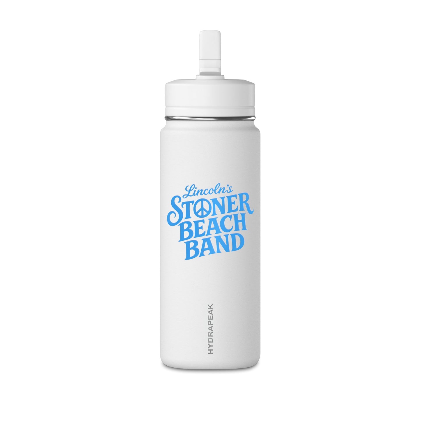 Stoner Beach Band 20oz Water Bottle Insulated Sports Straw Bottle