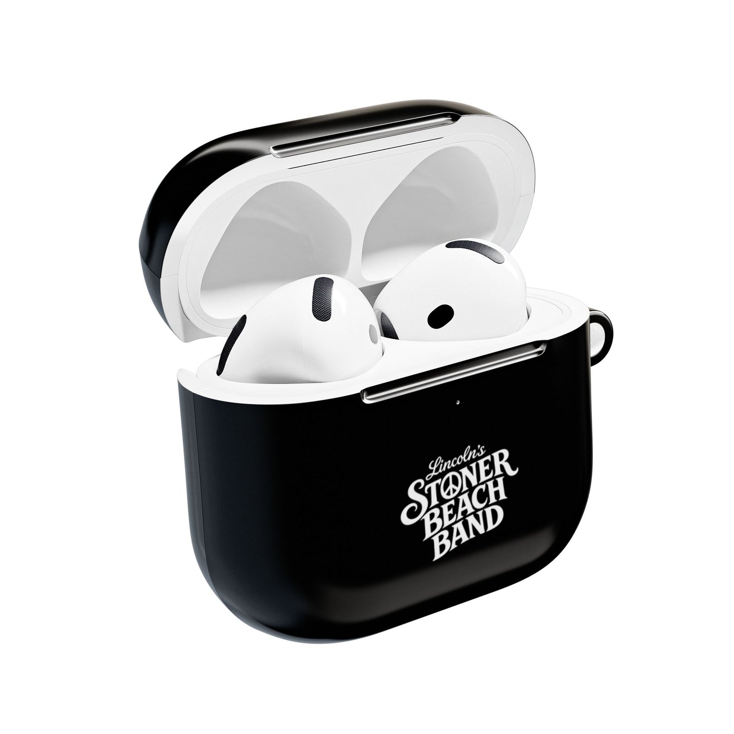 Stoner Beach Band AirPod Case  Black Protective Charging Case with Logo