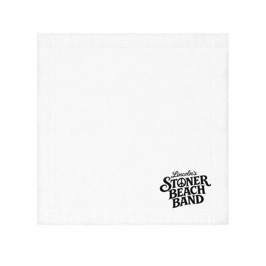Embroidered 'Lincoln's Stoner Beach Band' Face Towel