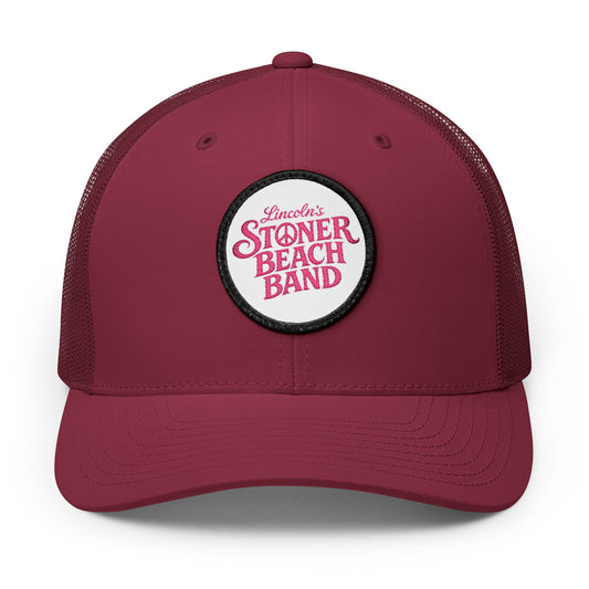 Trucker Cap — Stoner Beach Band Embroidered Patch Snapback