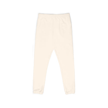 Graphite Fleece Sweatpants with 'Good Vibes' Neon Script — Cozy Casual Lounge Pants
