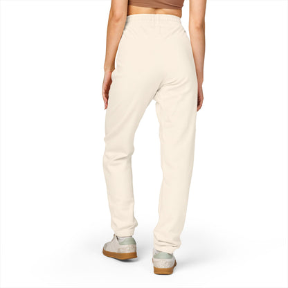 Graphite Fleece Sweatpants with 'Good Vibes' Neon Script — Cozy Casual Lounge Pants