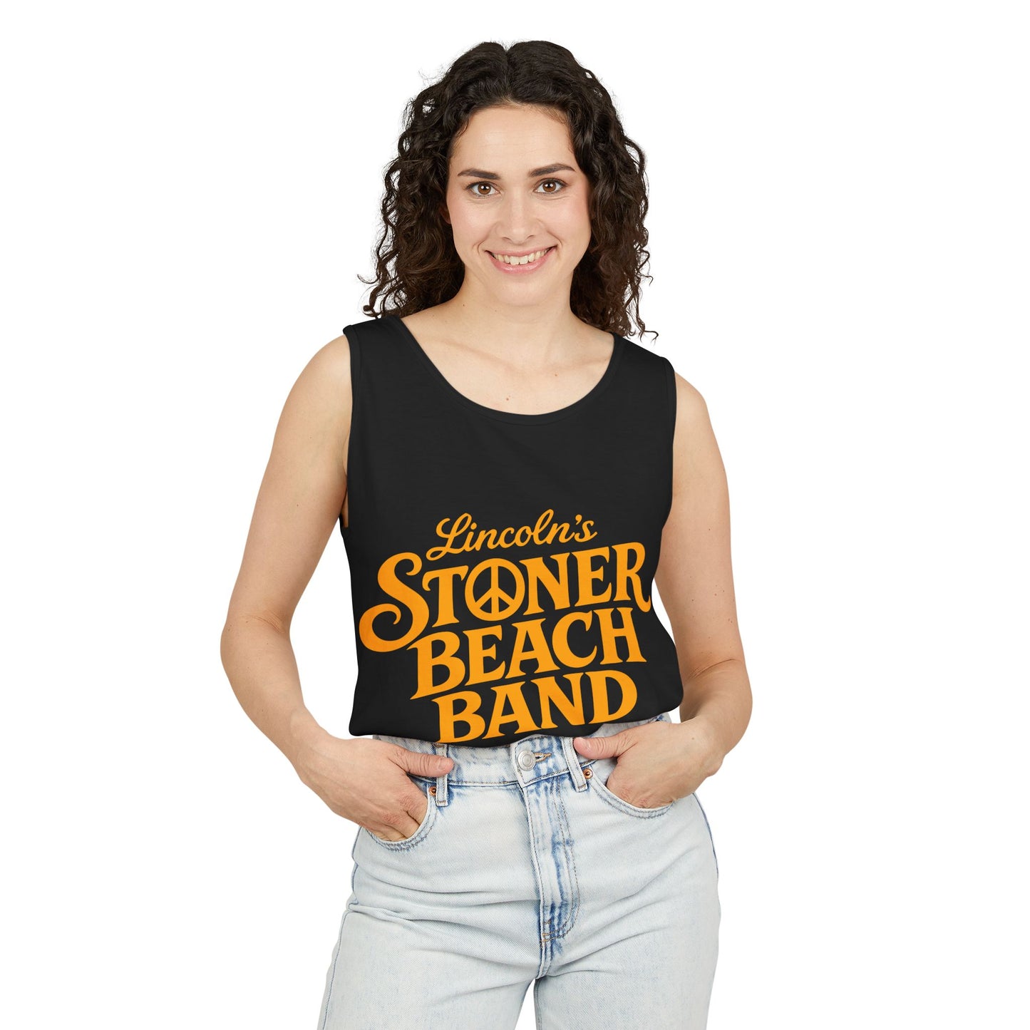 Stoner Beach Band Tank Top — Retro Surf Rock Band Tee