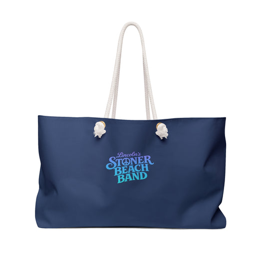 Stoner Beach Band Navy Weekender Bag – Large Rope-Handle Travel Tote