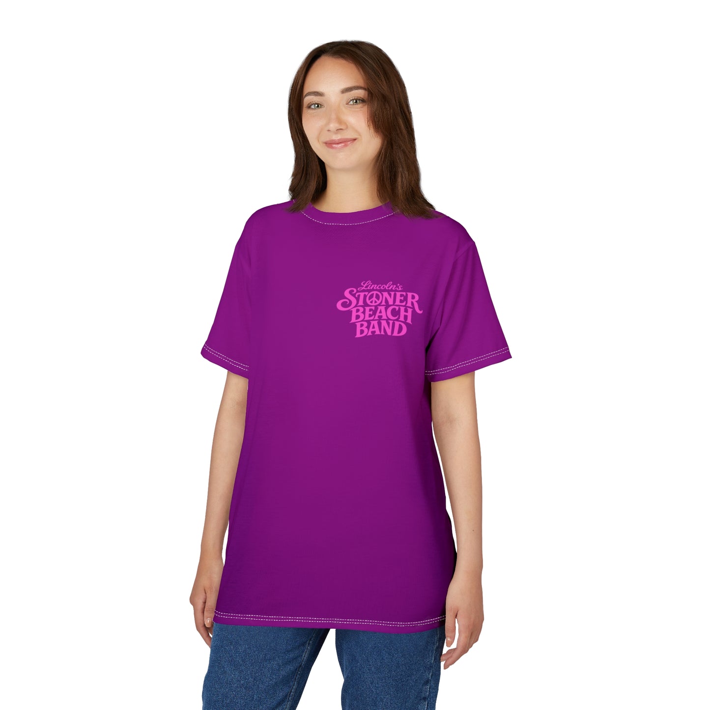 Stoner Beach Band Graphic Tee Retro Surf Logo T-Shirt