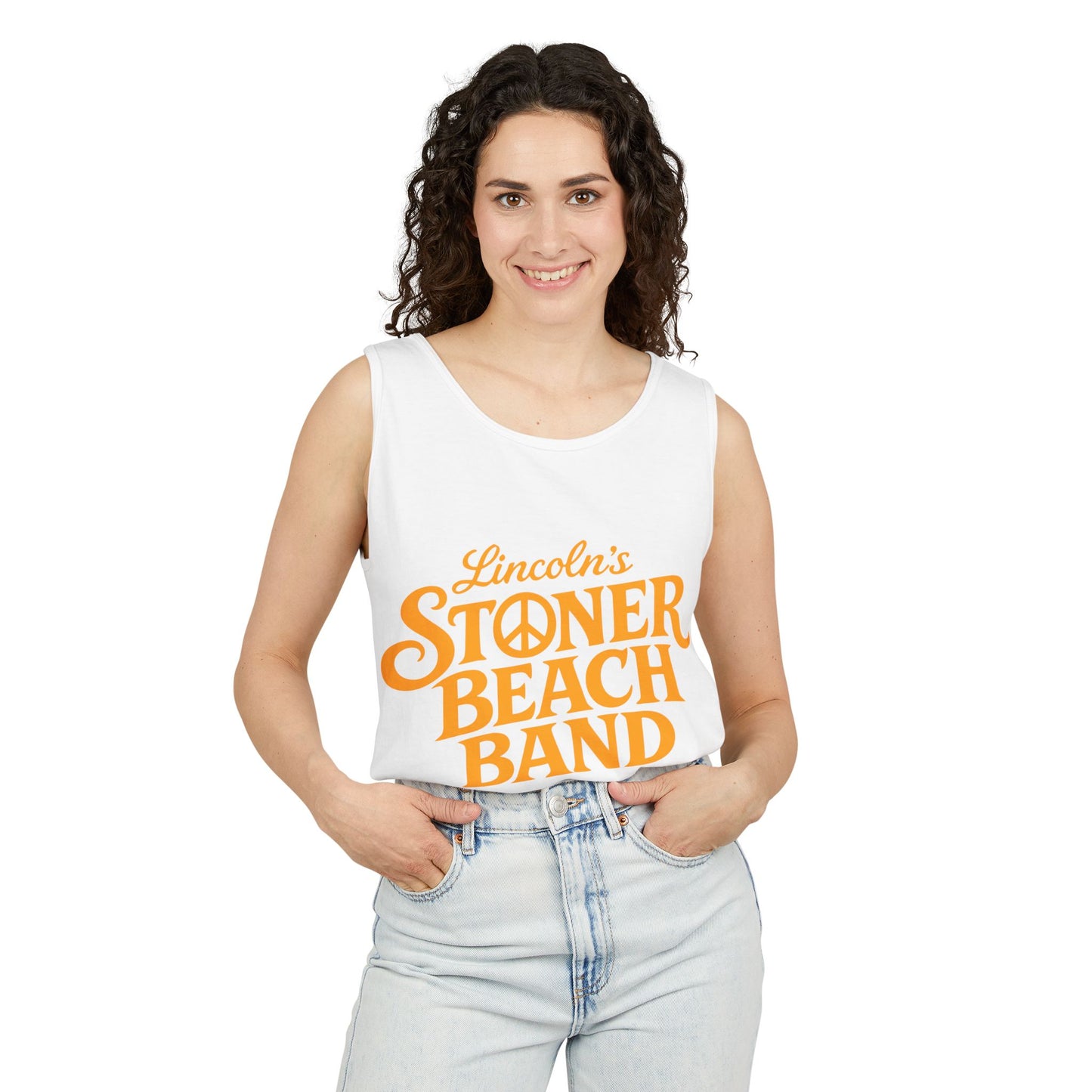 Stoner Beach Band Tank Top — Retro Surf Rock Band Tee