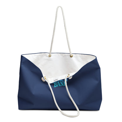 Stoner Beach Band Navy Weekender Bag – Large Rope-Handle Travel Tote