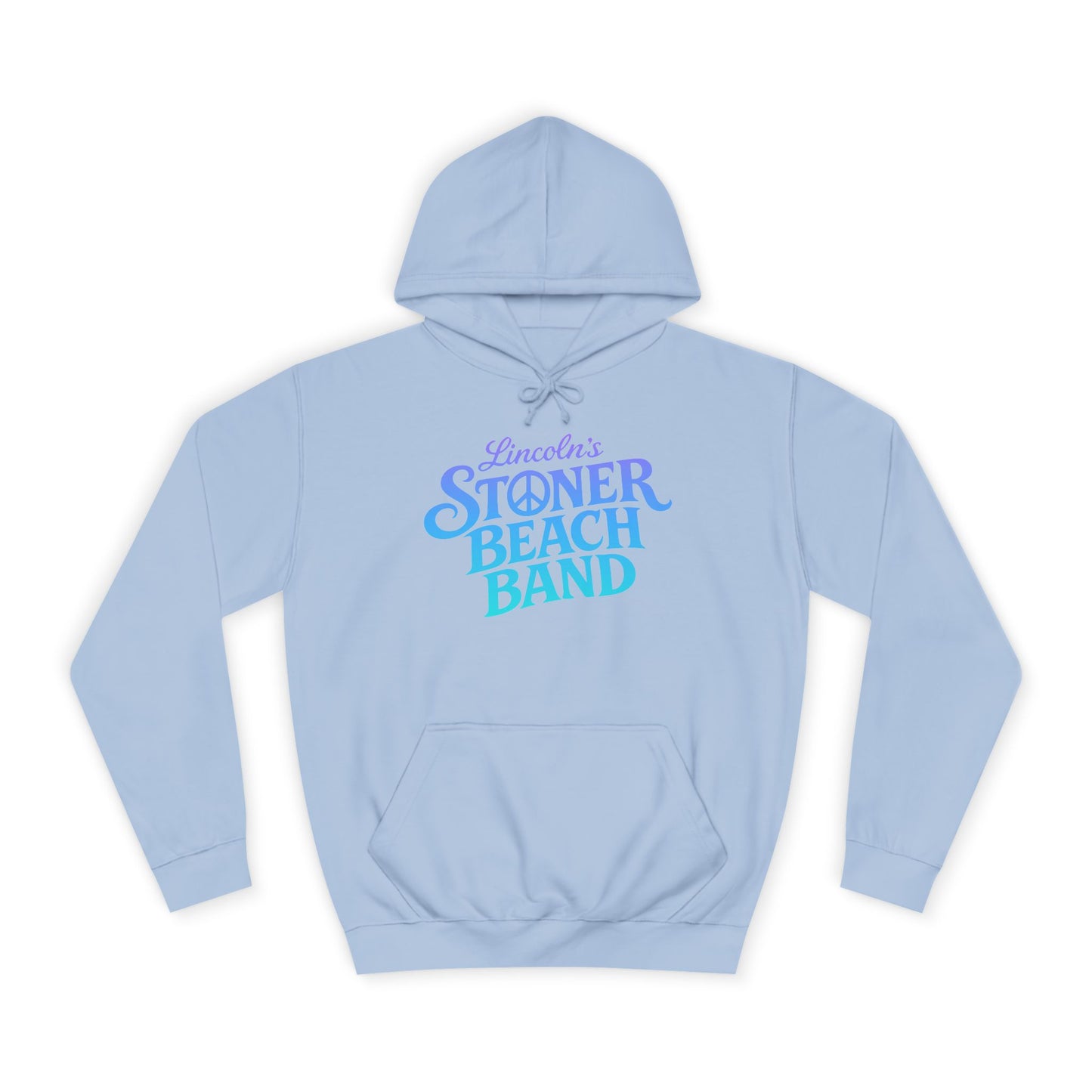 Stoner Beach Band Hoodie — Retro Surf Music Pullover