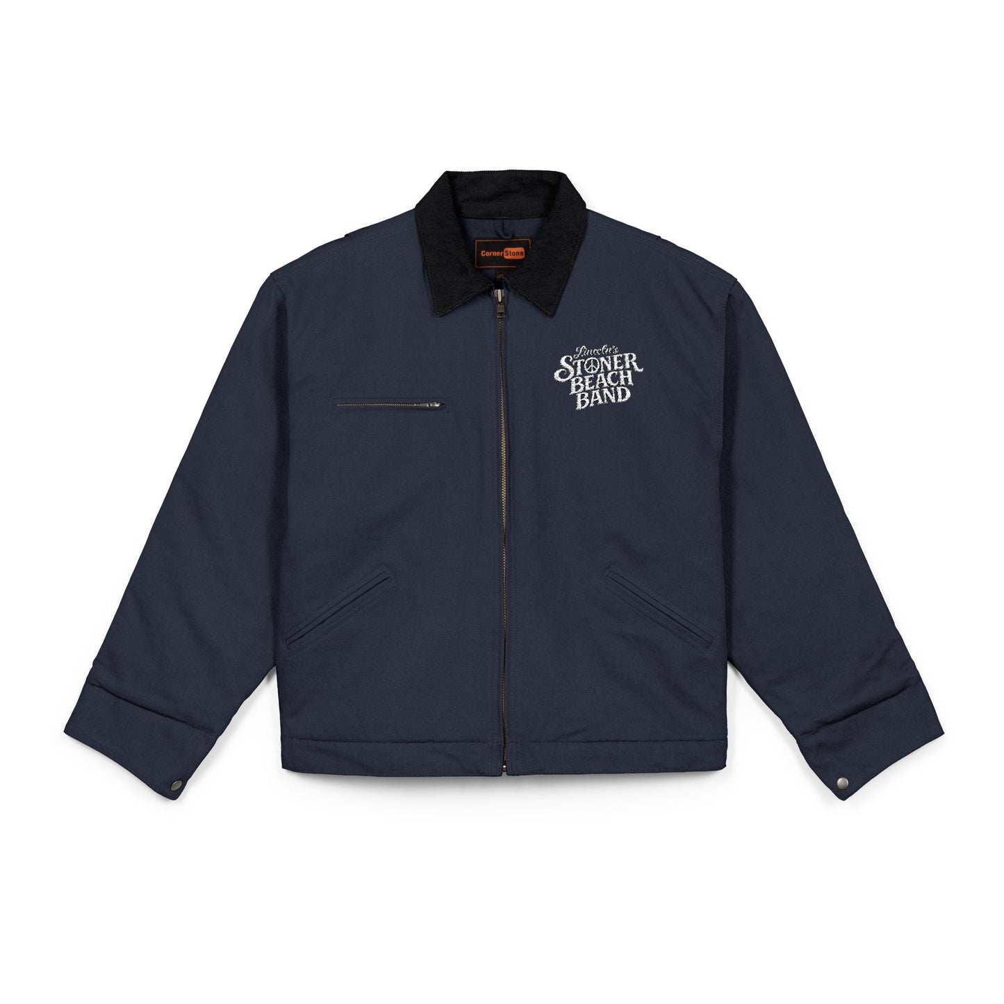 Work Jacket 'Support Your Local' Chest Logo Duck Cloth Jacket