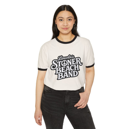 Stoner Beach Band Graphic Ringer T-Shirt