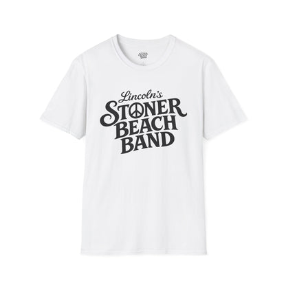 Stoner Beach Band T‑Shirt — Retro Peace Logo Tee