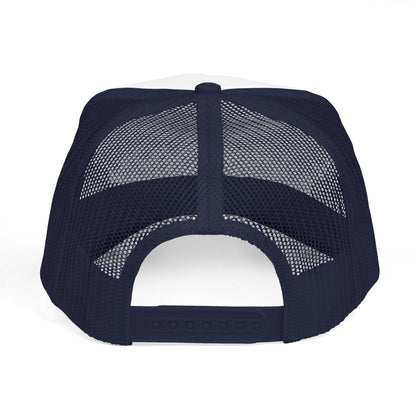 Stoner Beach Band Trucker Cap — Retro Surf Music Logo Mesh Hat