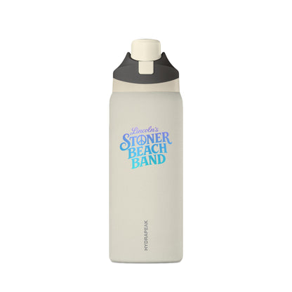 Insulated Water Bottle — 'Stoner Beach Band' 32oz Stainless Travel Bottle