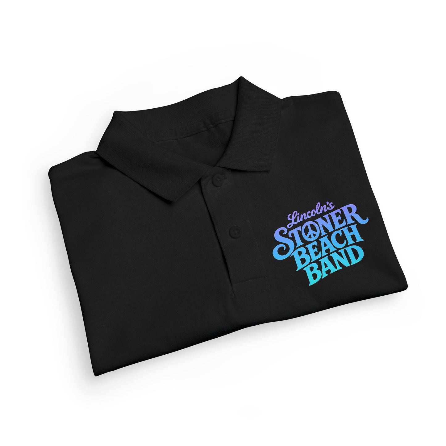 Youth Polo Shirt - "Summer Beach Band" Script Logo