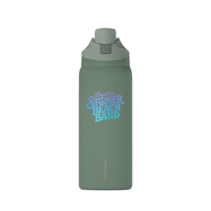 Insulated Water Bottle — 'Stoner Beach Band' 32oz Stainless Travel Bottle