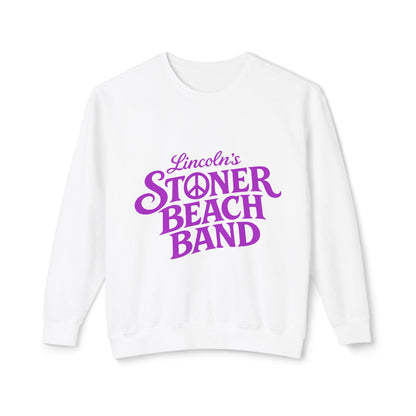 Stoner Beach Band Crewneck Sweatshirt — Lincoln's Retro Peace Logo