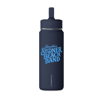 Stoner Beach Band 20oz Water Bottle Insulated Sports Straw Bottle