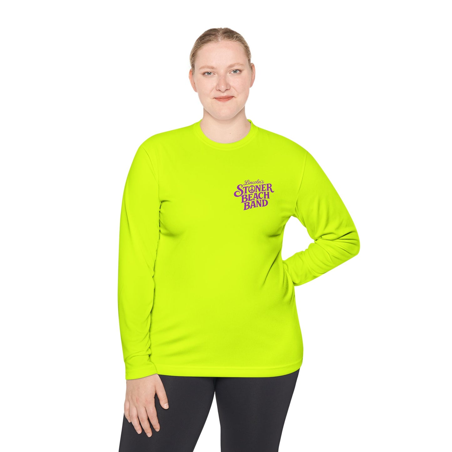 Long Sleeve Tee Stoner Beach Band" Retro Logo Tee