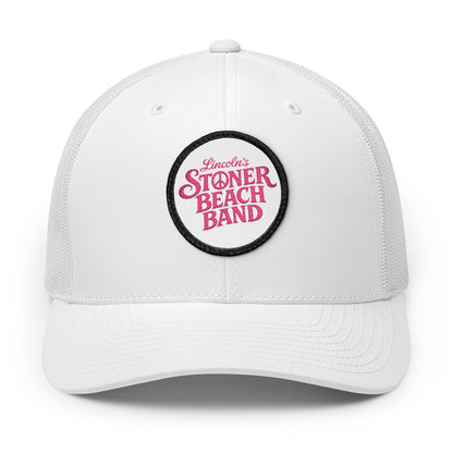 Trucker Cap — Stoner Beach Band Embroidered Patch Snapback