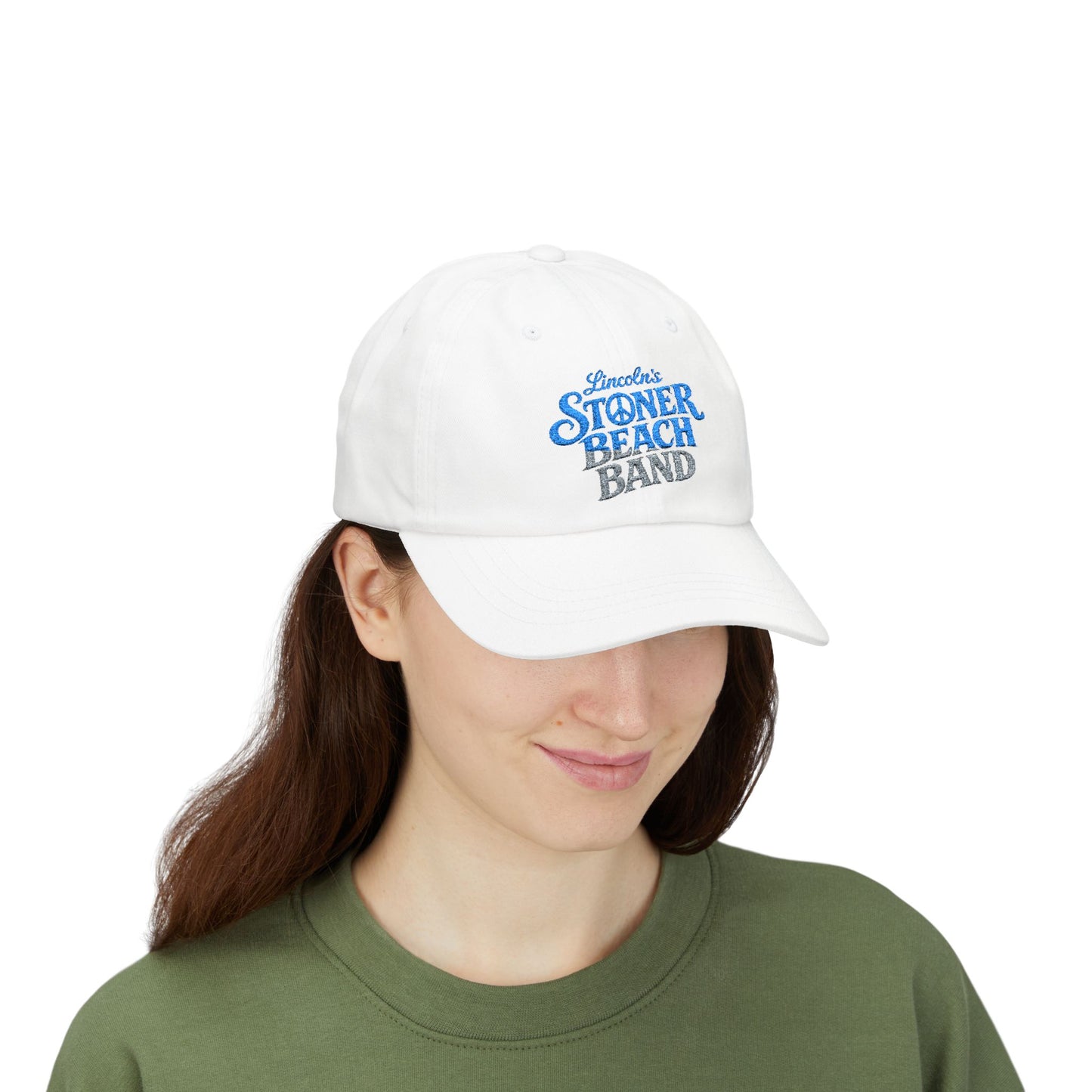 Classic Dad Cap — "Lincoln's Stoner Beach Band" Embroidered Baseball Hat