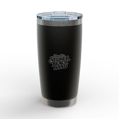 20oz Engraved Tumbler — Stoner Beach Band Logo Stainless Travel Cup
