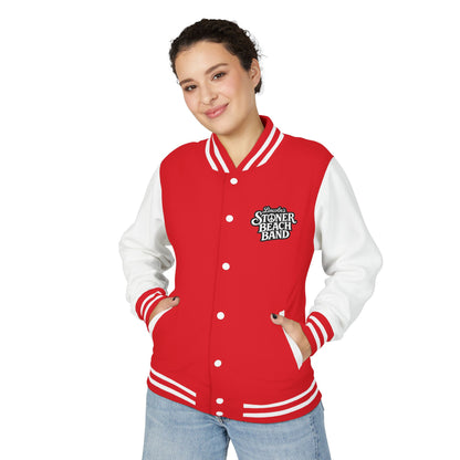 Stoner Beach Band Red & White Letterman Jacket