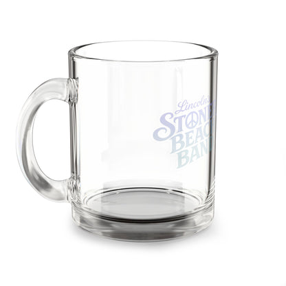 Glass Mug — 'Lincoln's Stoner Beach Band' Clear 10oz Coffee Mug