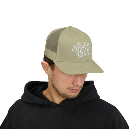 Trucker Hat — 'Stoner Beach Band' Retro Surf Logo