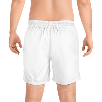 Stoner Beach Band Men's Swim Shorts - Retro Surf Logo Mid-Length Trunks