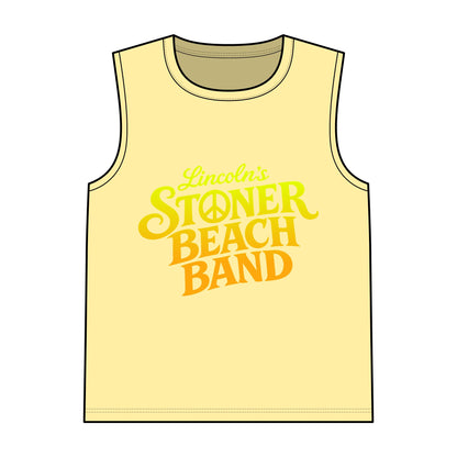 Stoner Beach Band Tank Top — Retro Surf Band Graphic Garment-Dyed Tank