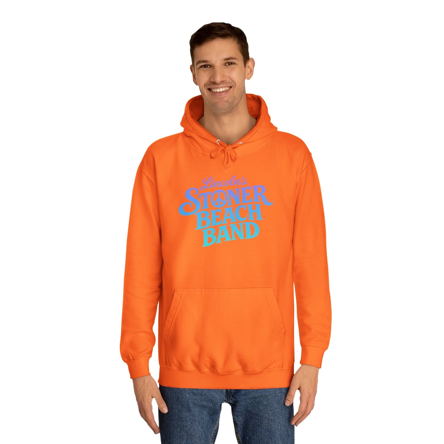 Stoner Beach Band Hoodie — Retro Surf Music Pullover