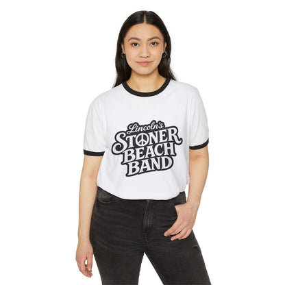 Stoner Beach Band Graphic Ringer T-Shirt