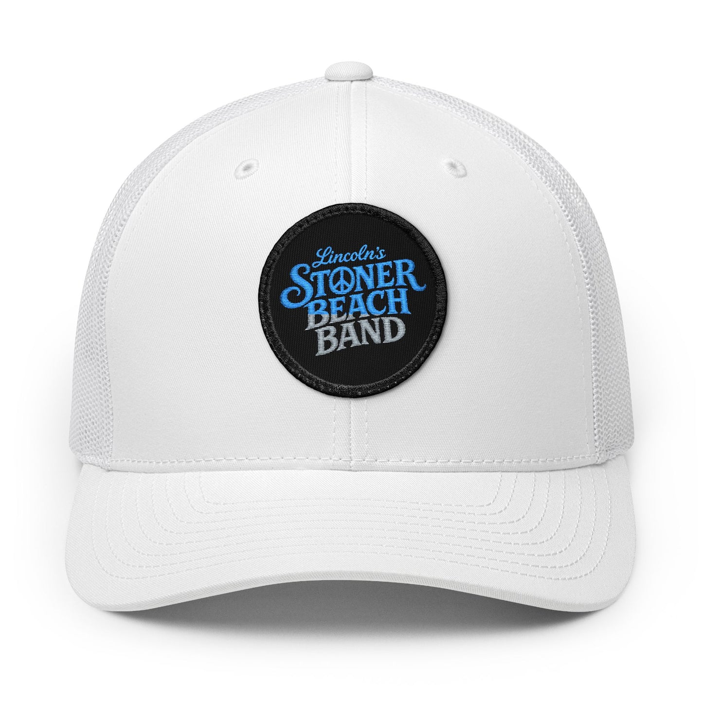 Stoner Beach Band Embroidered Patch Trucker Hat