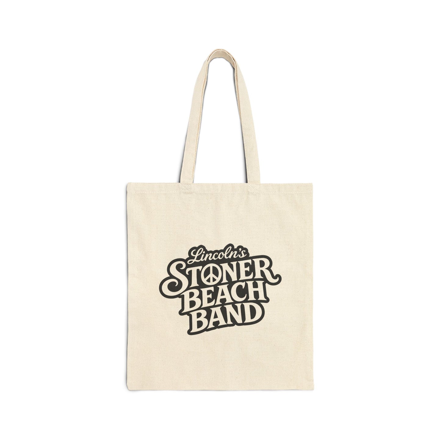 Tote Bag — Lincoln's Stoner Beach Band Logo Canvas Tote