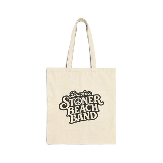 Tote Bag — Lincoln's Stoner Beach Band Logo Canvas Tote