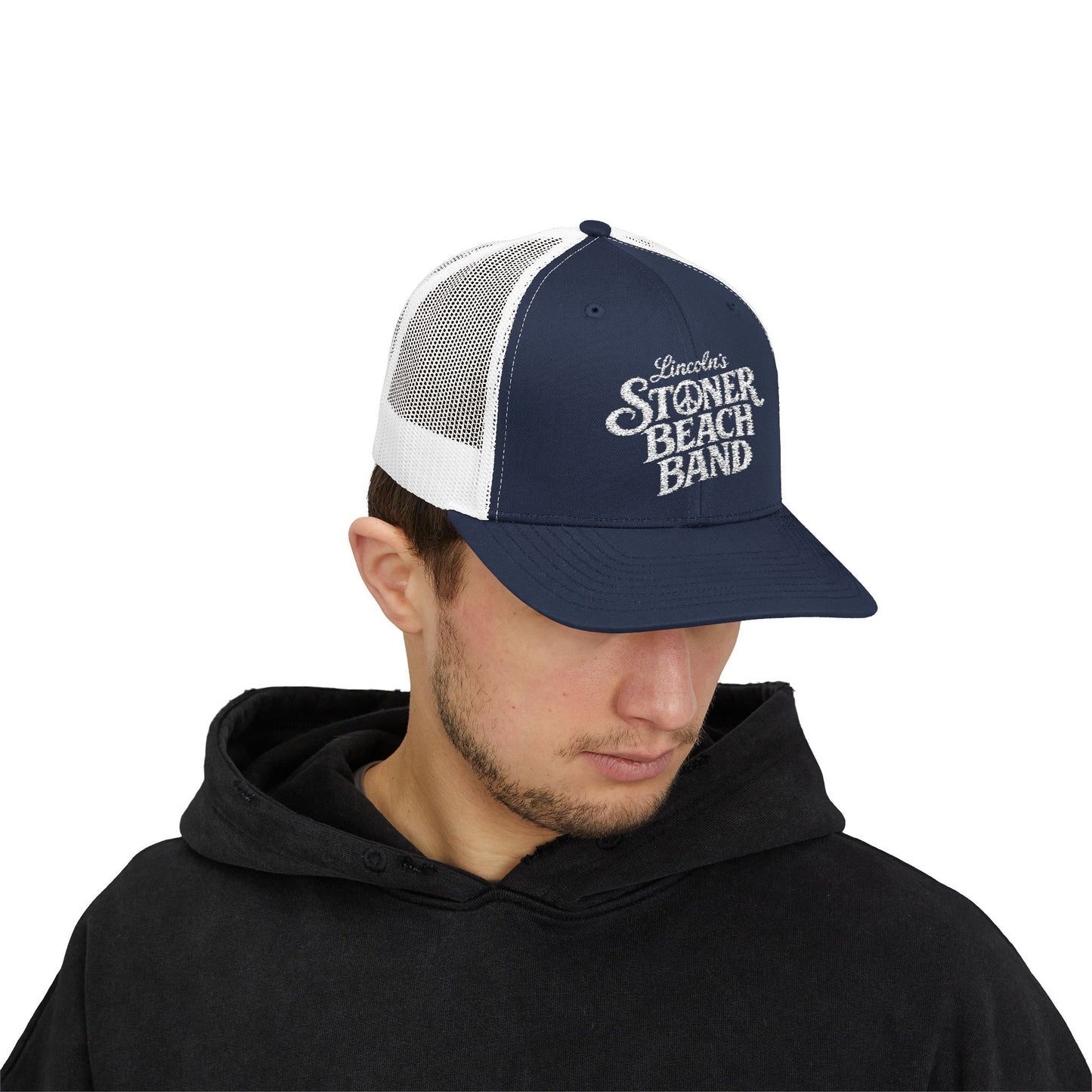 Trucker Hat — 'Stoner Beach Band' Retro Surf Logo