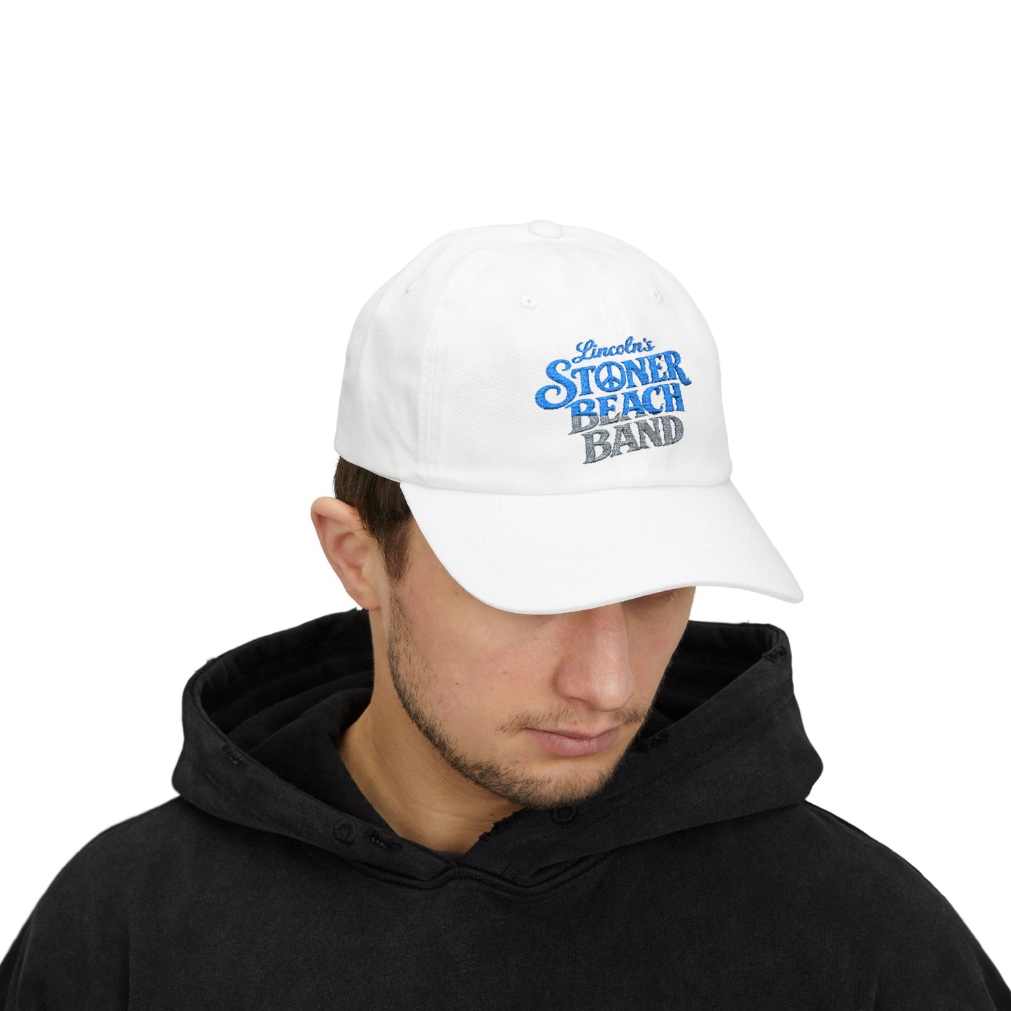 Classic Dad Cap — "Lincoln's Stoner Beach Band" Embroidered Baseball Hat