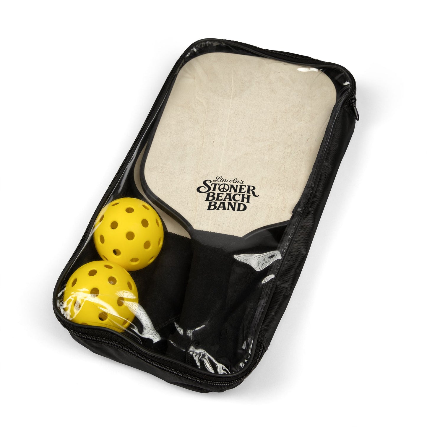Pickleball Paddle Set Stoner Beach Band Logo Pickleball Kit (2 Paddles + 2 Balls)