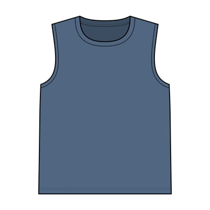 Stoner Beach Band Tank Top — Retro Surf Band Graphic Garment-Dyed Tank
