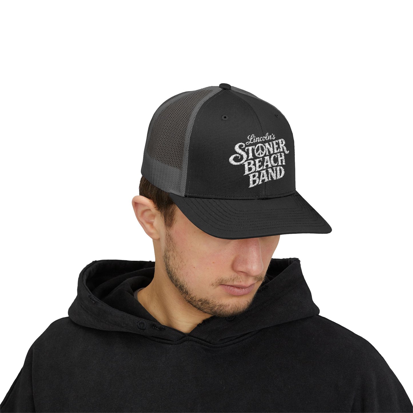 Trucker Hat — 'Stoner Beach Band' Retro Surf Logo