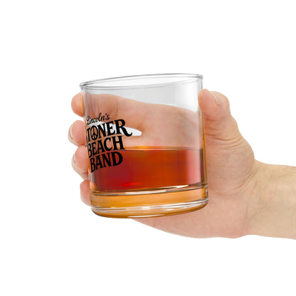 10oz Rocks Glass — 'Lincoln's Stoner Beach Band' Retro Logo Whiskey Tumbler