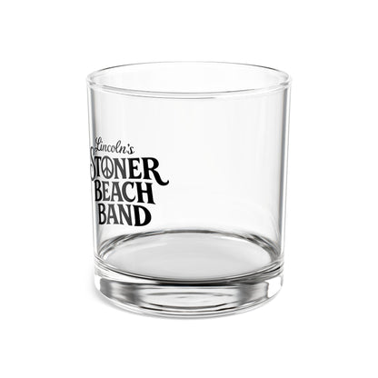 10oz Rocks Glass — 'Lincoln's Stoner Beach Band' Retro Logo Whiskey Tumbler