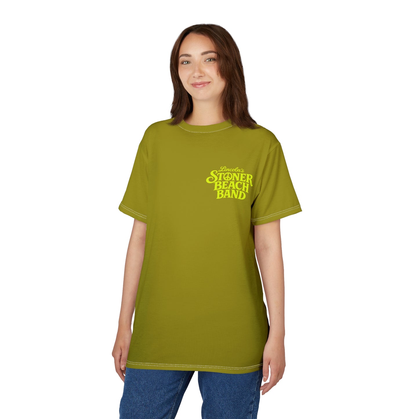Stoner Beach Band Graphic Tee Retro Surf Logo T-Shirt