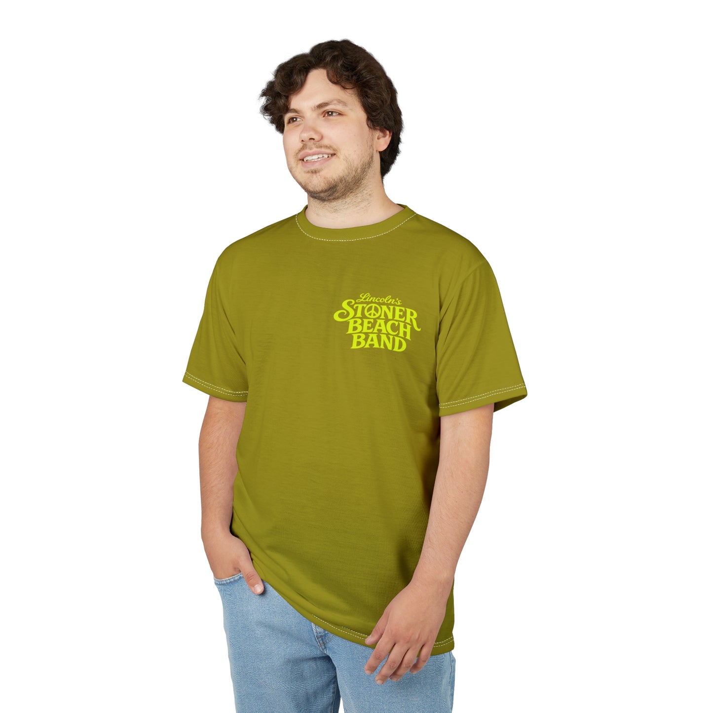 Stoner Beach Band Graphic Tee Retro Surf Logo T-Shirt